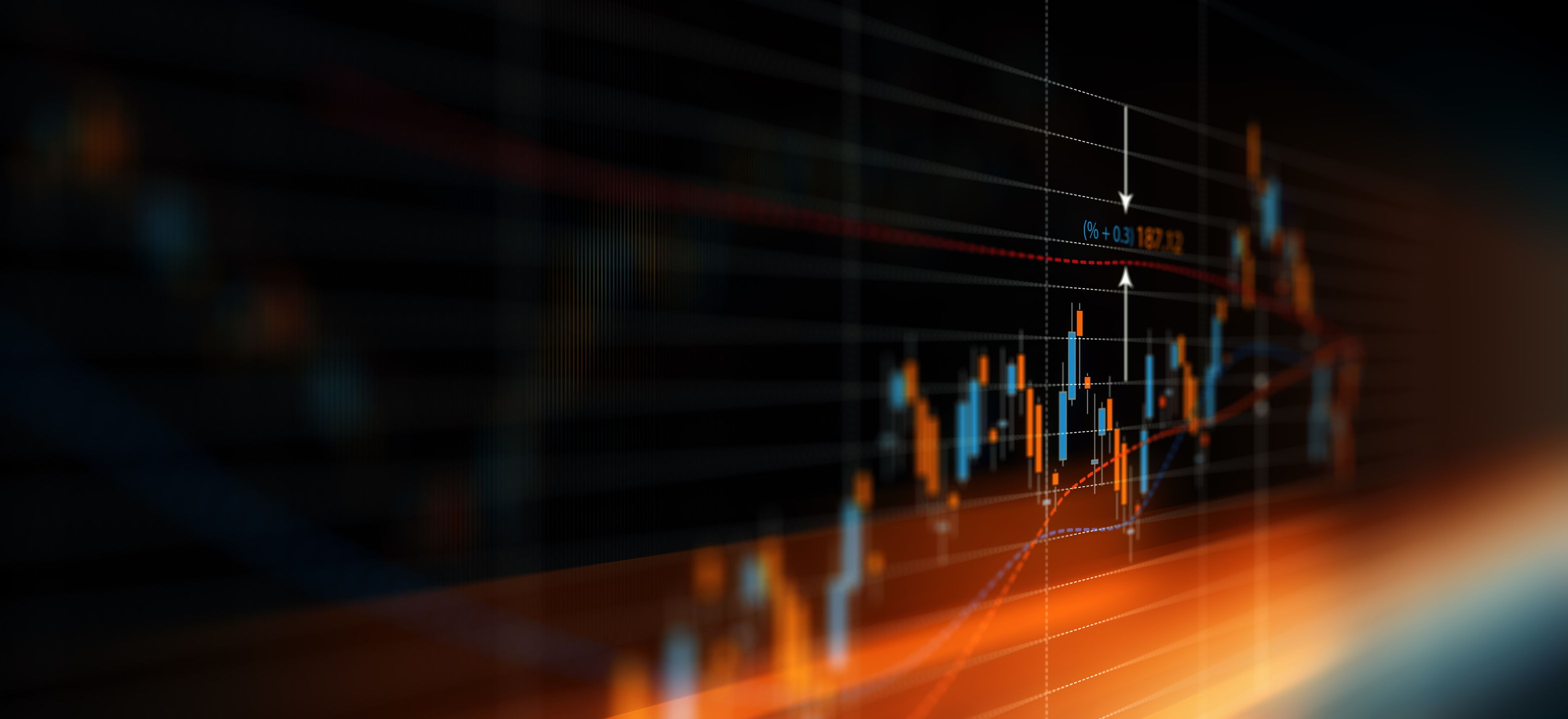 Financial and Technical Data Analysis Graph Showing Search Findings